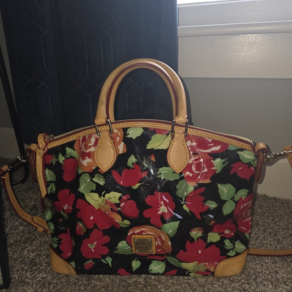 Dooney & Bourke Handbags - Dooney & Bourke Rose Garden Dome Satchel
